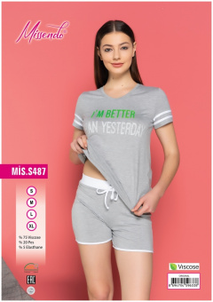 MISSENDO S487 Комплект женский с шортами