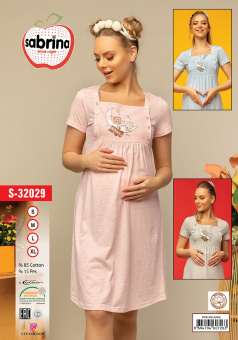 SABRINA P-32029 Ночная сорочка для беременных